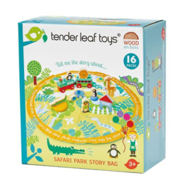 Tender Leaf Toys - Safari in Opbergzak (16-delig)