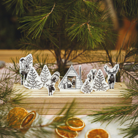 Cats on Appletrees - Stempel Hert Isengard