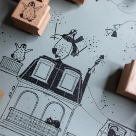 Cats on Appletrees - Stempel Huis 18 - Etage Met Boogramen