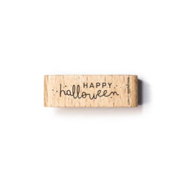 Cats on Appletrees - Stempel Tekst Happy Halloween
