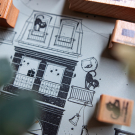 Cats on Appletrees - Stempel Huis 21 - Dak (2)