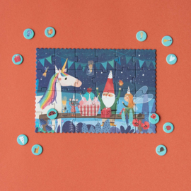 Londji - Unicorn Tiny Look & Find Puzzel (24 st)