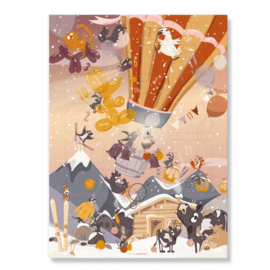 Cats on Appletrees - Adventskalender Luchtballon