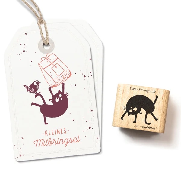 Cats on Appletrees - Stempel Friedegunde Yoga Acrobatisch
