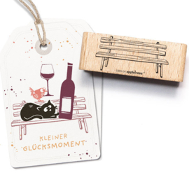Cats on Appletrees - Stempel Tuinbankje