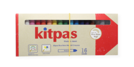 Kitpas - Art Crayons Medium Rijstwax (16 stuks)