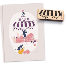 Cats on Appletrees - Stempel Luifel met Lichtjes