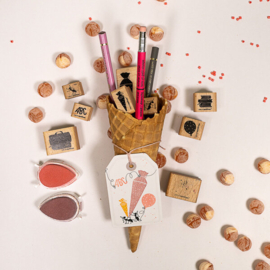 Cats on Appletrees - Stempel Schooltas