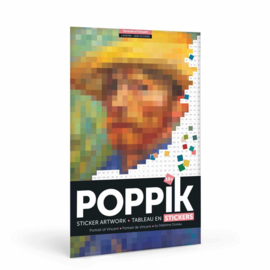 Poppik - Sticker Kunst:   van Gogh - Zelfportret