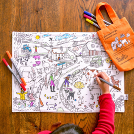 Eatsleepdoodle - Placemat Farm