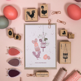 Cats on Appletrees - Mini Stempel Ei (3)