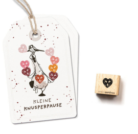 Cats on Appletrees - Mini Stempel Gingerbread Hart