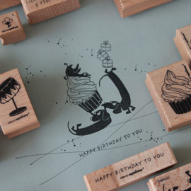 Cats on Appletrees - Stempel Cupcake (2)