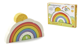 Tender Leaf Toys - Houten Puzzel Regenboogtunnel - 21 cm