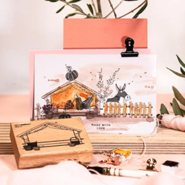 Cats on Appletrees - Stempel Pompoen Middel