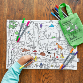 Eatsleepdoodle - Placemat Woodland
