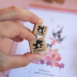 Cats on Appletrees - Mini Stempel Mol Bertrada