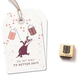 Cats on Appletrees - Mini Stempel Papieren Lampion (4)