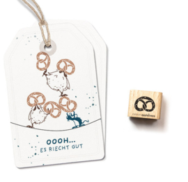 Cats on Appletrees - Mini Stempel Pretzel (2)