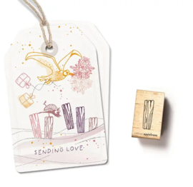 Cats on Appletrees - Stempel Houten Paal (3)