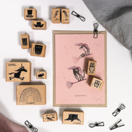 Cats on Appletrees - Stempel Lampion