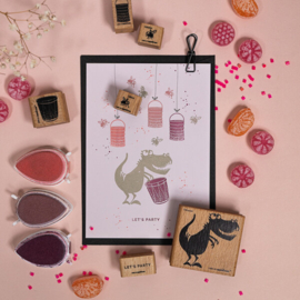 Cats on Appletrees - Stempel Lampion