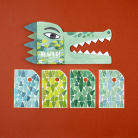 Londji - Be Wild Crocodile Masker & Stickers