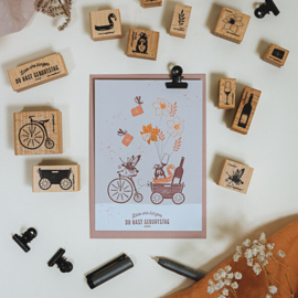 Cats on Appletrees - Stempel Champagneglas