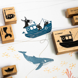 Cats on Appletrees - Stempel Geit Knut