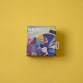 Londji - Cube Puzzel Geel-Rood-Blauw (Kandinsky) (520 st)