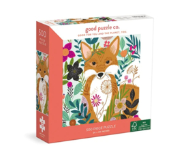 Good Puzzle co. - Fox and Flowers (500st)