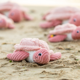 Les Ptipotos -  Sauvenou de Schildpad Mama & Baby Roze