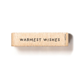 Cats on Appletrees - Stempel Tekst Warmest Wishes