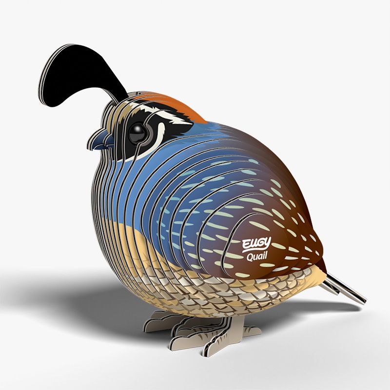 Eugy 3D - Californische Kuifkwartel (Quail #129)