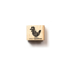 Cats on Appletrees - Mini Stempel Houten Hanger Haan