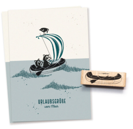 Cats on Appletrees - Stempel Rubberboot