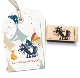 Cats on Appletrees - Stempel Shetlandpony Juan