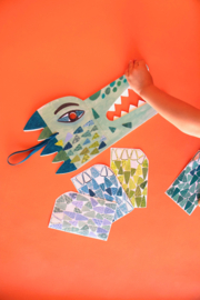 Londji - Be Wild Crocodile Masker & Stickers