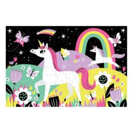 Mudpuppy - Glow in Dark Puzzel Unicorn (100 st)