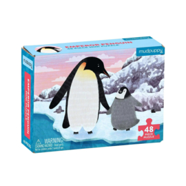 Mudpuppy - Mini Puzzel Emperor Penguin (48 st)