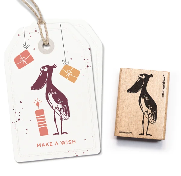 Cats on Appletrees - Stempel Schoenbekooievaar Bronwen