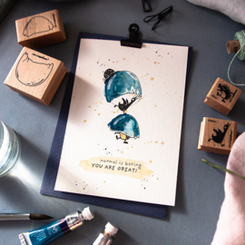 Cats on Appletrees - Stempel Onderkant Ei (12)