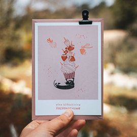 Cats on Appletrees - Mini Stempel Aardbei Contouren