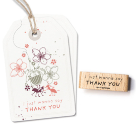 Cats on Appletrees - Stempel met Just Thank You