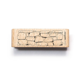 Cats on Appletrees - Stempel Stenen Muur