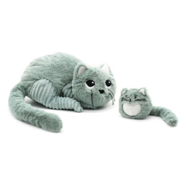 Les Ptipotos - Miaou Kat Mama & Baby Grijs