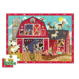 Crocodile Creek - Vloerpuzzel Barnyard (36 st)