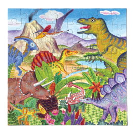 Eeboo - Dino Eiland Puzzel (64 st)