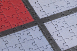 Londji - Cube Puzzel Compositie (Mondiaan) (520 st)