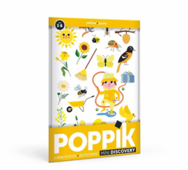 Poppik - Mini Stickerposter: Geel de Tuin